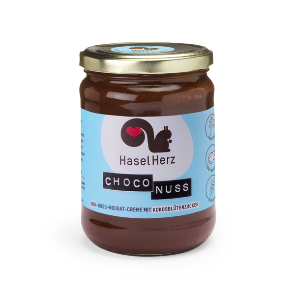 Choco Nuss Milch 550g: Bio-Nuss-Nougat-Creme