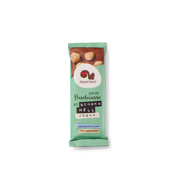 Bio vegane Schokolade hell 8x