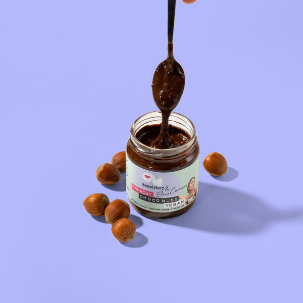 ELENA EDITION: Crunchy Choco Nuss Vegan 220g: Bio-Nuss-Nougat-Creme