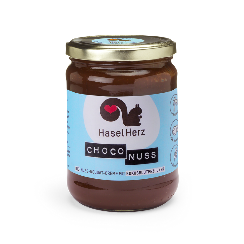 Choco Nuss Milch 550g: Bio-Nuss-Nougat-Creme